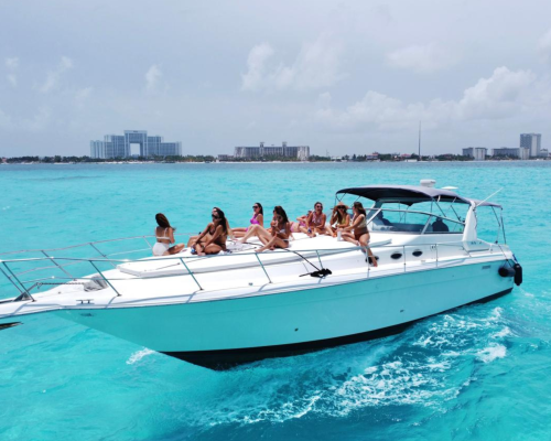 Capitan Jack yacht 44ft rent in cancun
